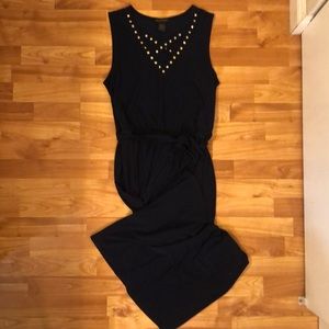 Susan Lawrence Deep Navy Blue Dress, Sz. L
